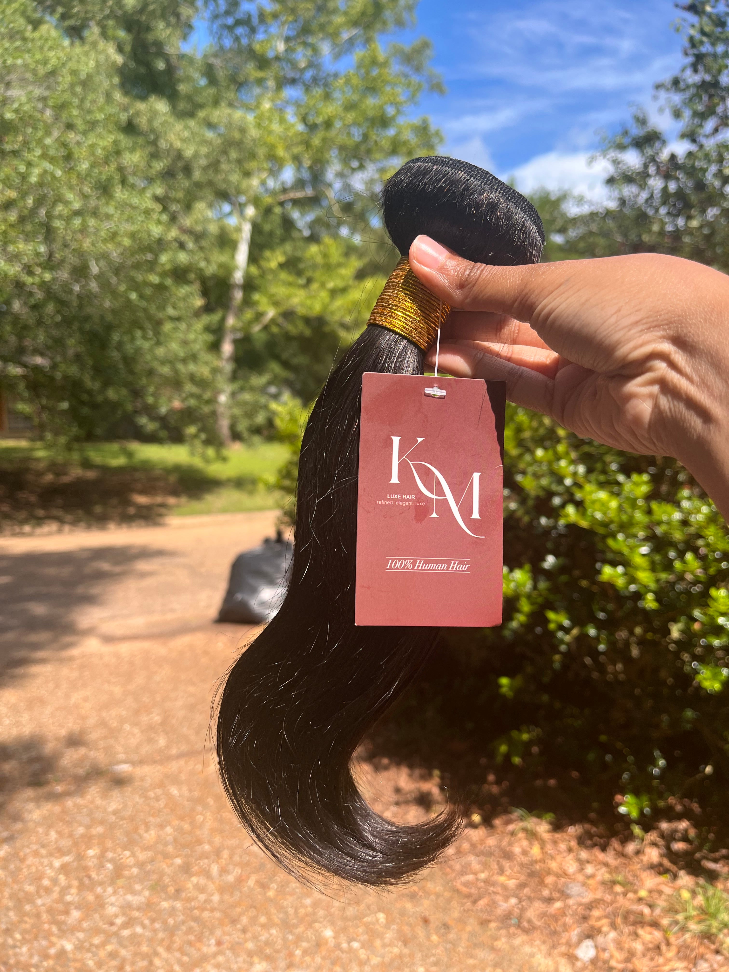 Raw Straight Hair Bundle 12"