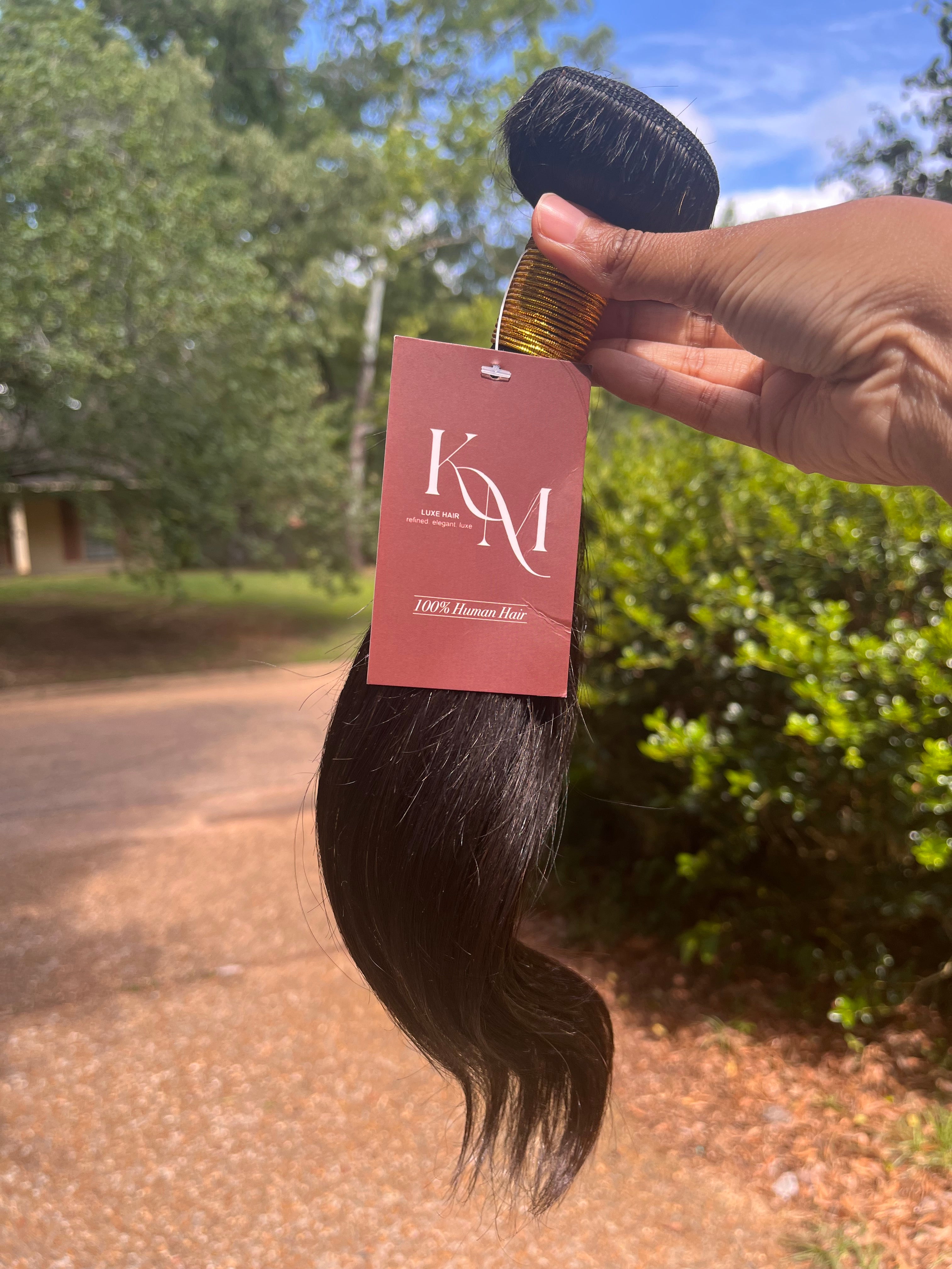 Raw Straight Hair Bundle 14"