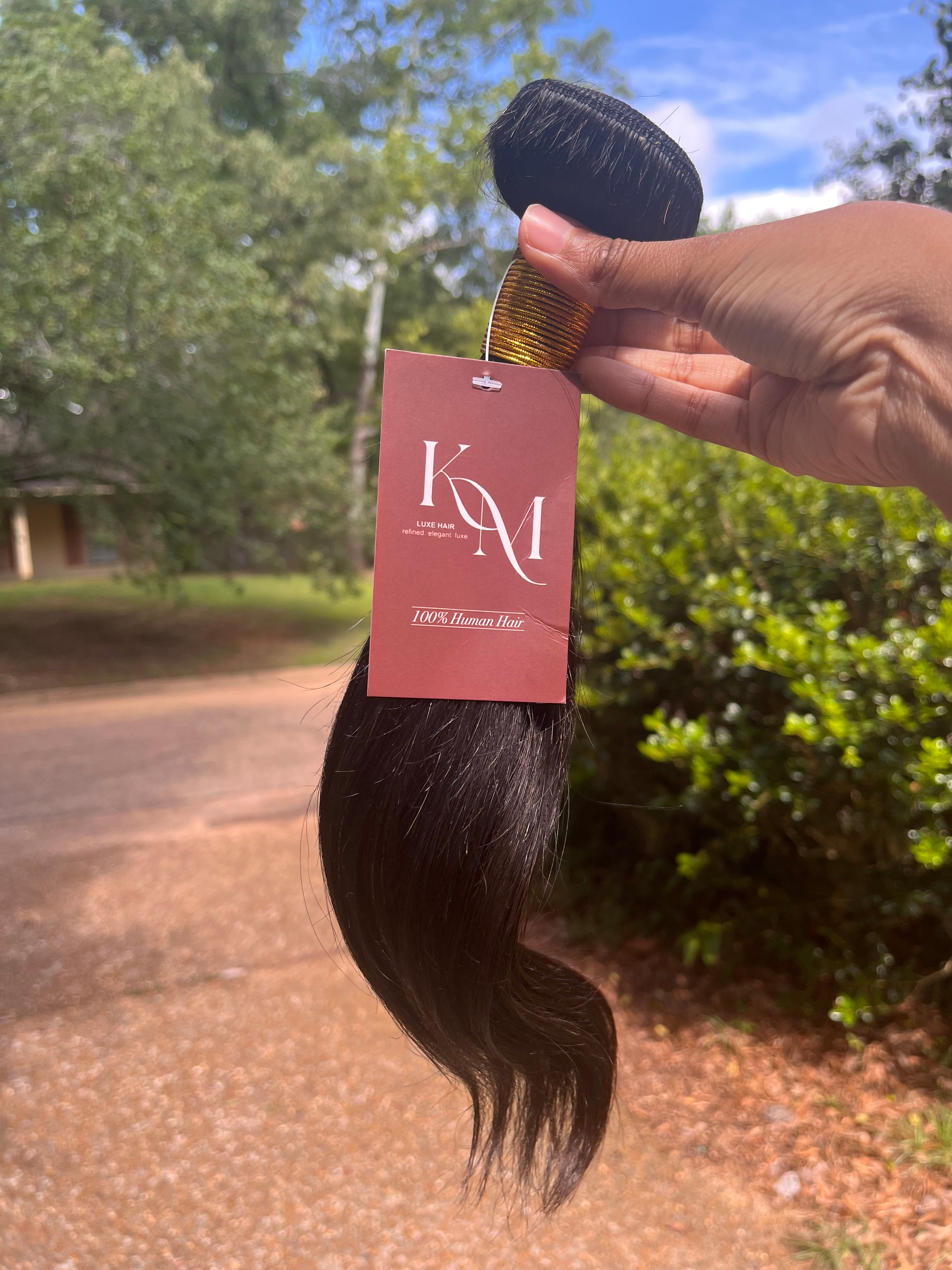 Raw Straight Hair Bundle 14"