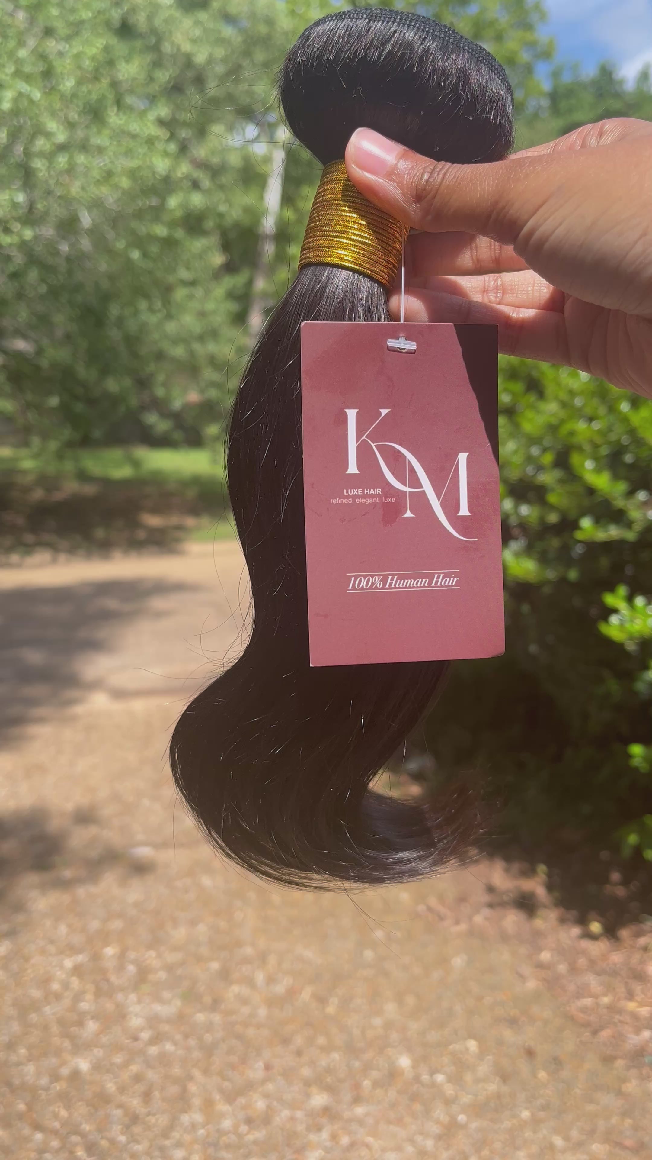 Raw Straight Hair Bundle 12"